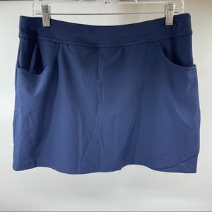 Callaway golf skirt/skort size large L navy blue pockets